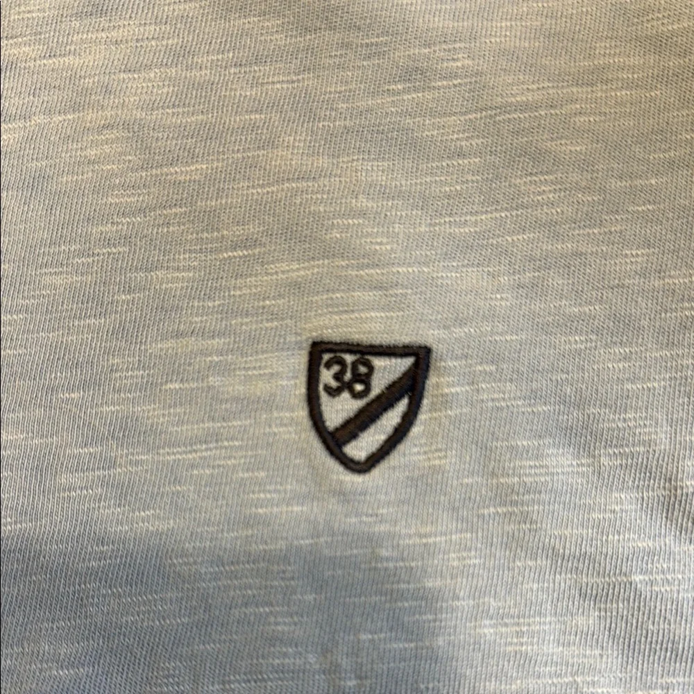 Daniel Cremieux Gray and Blue Relaxed Boxy T-Shirt - Picture 4 of 4